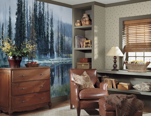 Gone Fishing Wall Mural roomsetting