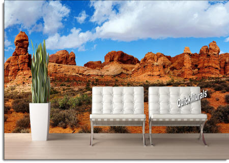 Canyonlands wall mural roomsetting