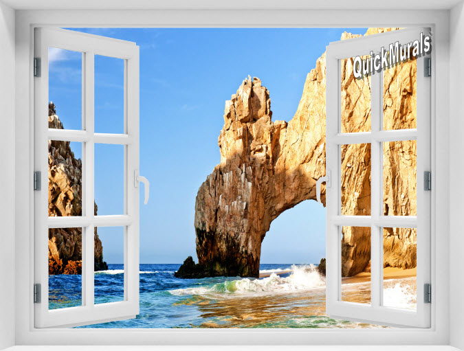 Cabo San Lucas Instant Window Mural 