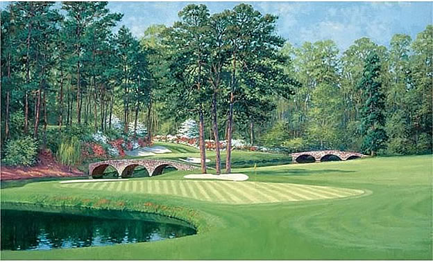 Golfers' Paradise Wall Mural 